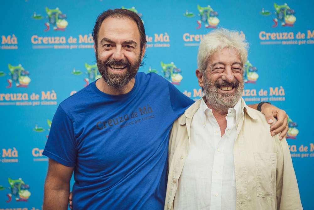 Neri Marcorè con Gianfranco Cabiddu